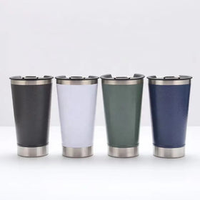 Sample Small Portable Unbreakable 304 Stainless Steel Double Insulation Cool Cup Tumblers for Ice Cold Beer Coffee Milk