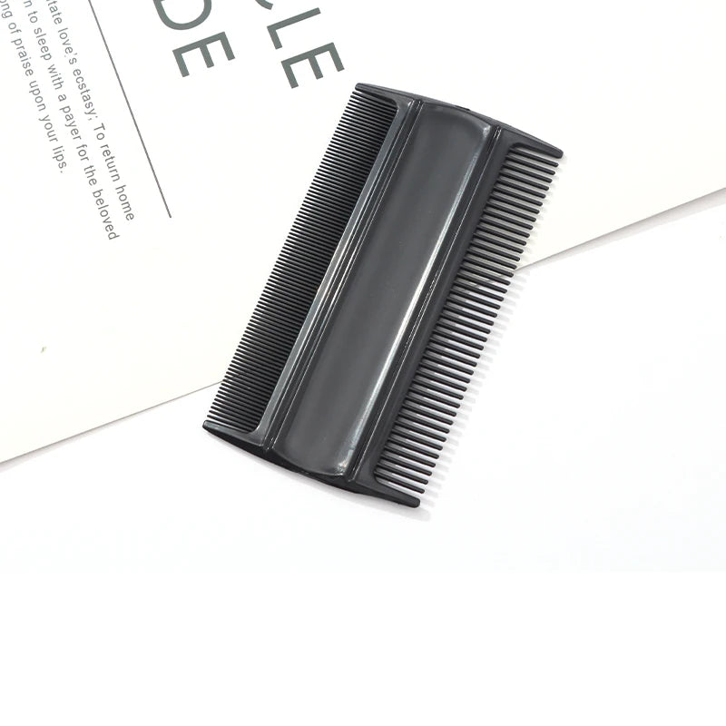Customizable Logo Hair Lice Comb Hairdressing Tools Salon Lice Comb Hair Black Wide Tooth Comb