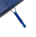 Surgical Steel Calm Mood Meditation Respirator Necklace Pressure Relief Anxiety Depression Breathing Necklace