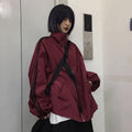 Wholesale Jackets Women Chic Harajuku Sun-proof Spring Couples Jacket Zipper High Street All-match Popular Teens Outwear