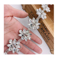 Fashion White  Handmade Rhinestone Lace Trim for Girl Dress Wedding DIY