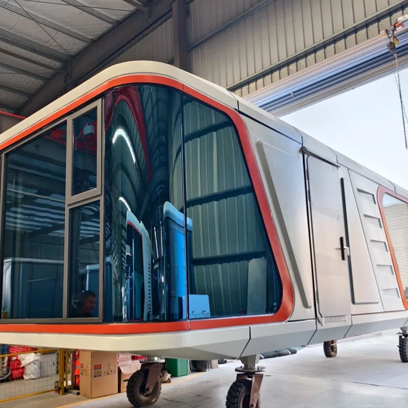 Tiny Bubble House Portable Container House in Capsule Design  2 Bedroom green Container House for Sale