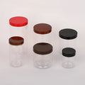 Round Clear PET Plastic 500ml Storage Container Jar With Screw Lid for Candy Dried Fruit Cookies Cake Food Food Storage