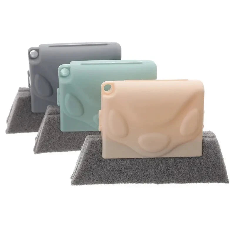 Household Magical Cleaning Slide Tools Floor Gap Trough Ditch Dust Wiper Brushes Cleaning Window Groove Cleaning Brush