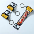 Qiuhan OEM Personalized Film Keychain Gifts Anniversary Gift for Men's Women's Jewelry Gift