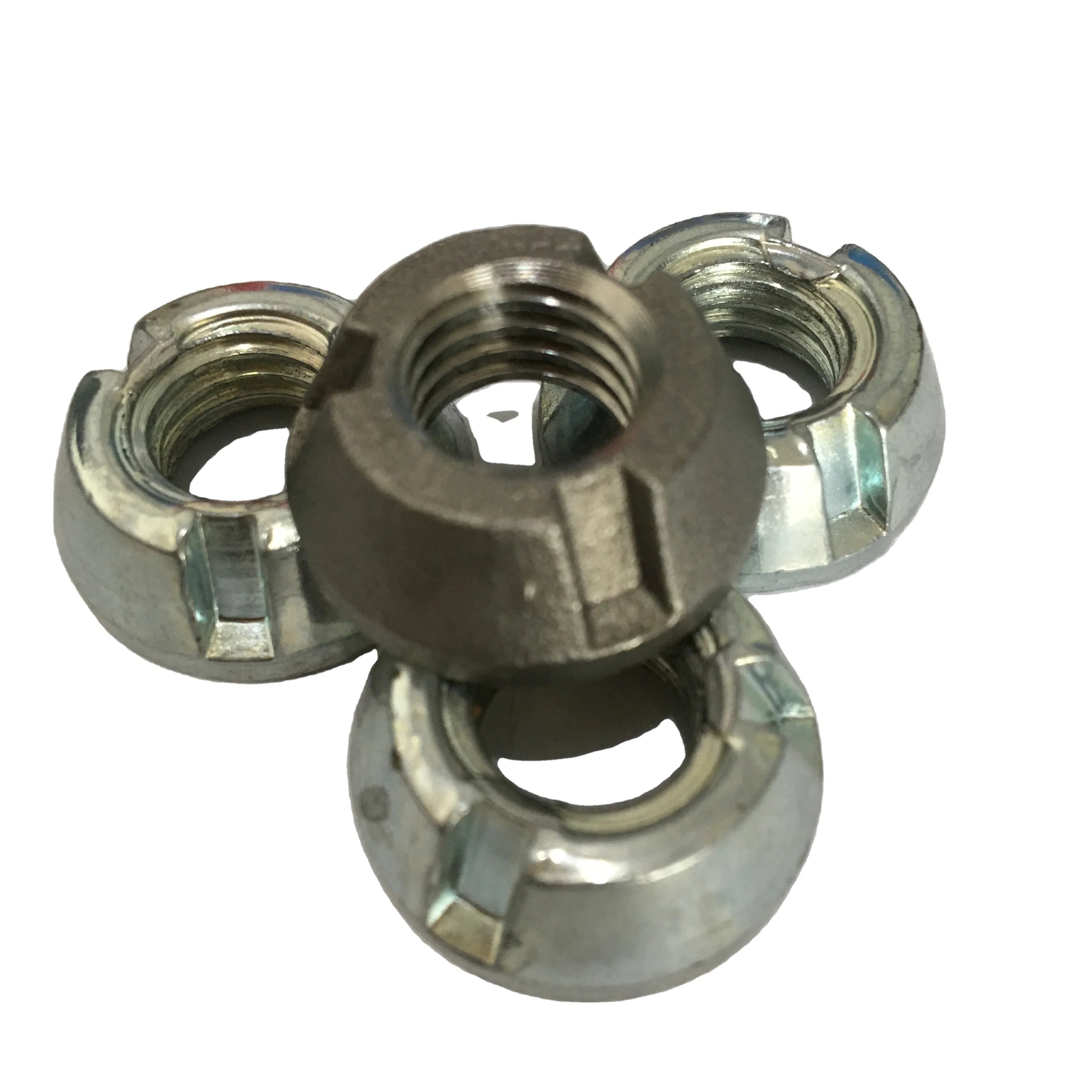 5/16 3/8 M12 Stainless Steel Galvanized Tri-Groove Tamper Proof Security Nut Tri-Lock Anti-Theft Bolt and Nut
