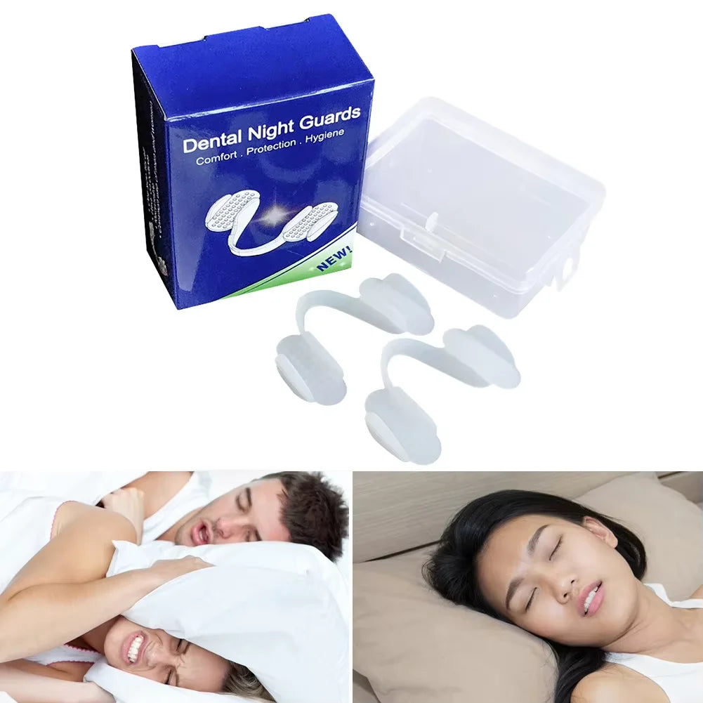 Silicone Teeth Mat Soft Dental Mouth Guard Universal Teeth Splint Protector Prevent Snoring for Grinding Clenching Teeth Night