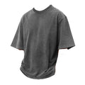 Wholesale T-shirts 100% Cotton Men's Oversized Digital Printed T-shirt Acid Wash 275G Unisex Streetwear Hip Hop Blank T Shirt