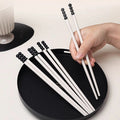 Wholesale Chopsticks Customizable Minimalist Multi-color Mix Match Dishwasher Safe Household Alloy Chopsticks