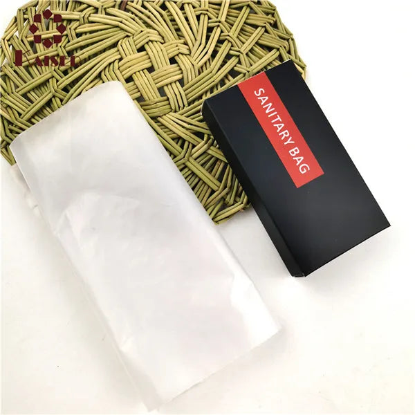 PE Sanitary Bag Box Packing for Home & Travel Use