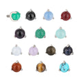 Newest ASTM F136 G23 Titanium Prong Set Semi Precious Round Stones Internally Threaded Top Earring Body Jewelry Wholesale