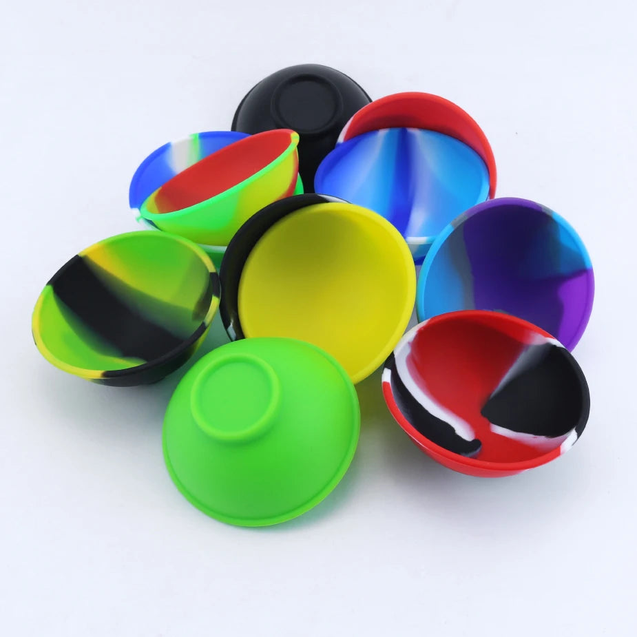 No Odour Herb and Tobacco Friendly 50ml Silicone Rubber Mixing Bowls