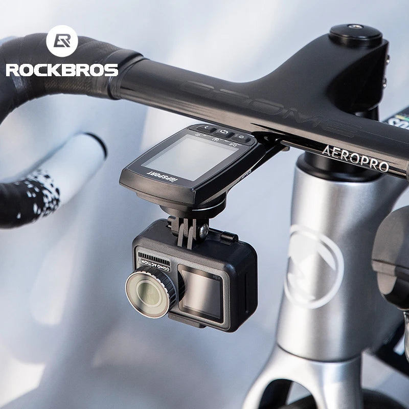 ROCKBROS Aluminum Alloy Bike Computer Bracket Mount Adjustable Extender for MTB Road Bike Bicycle Accessories