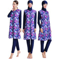 2024 Custom Logo Muslim Modest Swimwear Long Sleeve Burkinis Full Cover Muslimah Swimsuit With Long Waterproof Robe