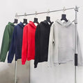 Factory High Quality Casual Loose Fit 100% Cotton Blank Pullover Hoodie Custom Printed Embroidery Logo Heavyweight Boxy Hoodie