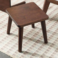 Solid Wood Retro Small Stool Living Room Home Leisure Chair Simple Easy Installation Small Stool
