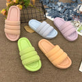 2023 High Quality EVA Hot Sales Thick Sole Comfy Soft Summer Puff Sofa Padded Slides Slippers