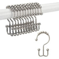 Luxury PVC Metal Rust-Resistant Shower Curtain Decorative Hooks Rings Bathroom Kitchen Patio Office Christmas Home Accessories