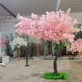 Large Plastic Artificial Cherry Blossom Plant Flowers Sakura Tree for Wedding Garden Decoration