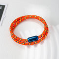Paracord Mens Women Rope Bracelet String With Magnetic Clasp Wrist Surfer Bracelet Handmade Surfer Magnetic Bracelets Sturdy