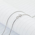 NEW Wholesale Jewelry 1.5 mm Italian S925 Sterling Silver Gold Plated Necklace Chopin Chain Gold Plated Woven Chains 16-18 Inch