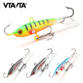 Vtavta 60mm 10g Uv Artificial Bait Fish Balancers Ice Fishing Jig Mormyshkas Winter Fishing Lures Tungsten Ice Jig Lure