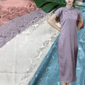 Factory Wholesale Curtain Fabric Tablecloth Fabric Luxury Rose Jacquard Satin Home Textile Fabric