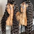Vendor Cheep Factory Top Sale Hd Swiss Lace Frontal Wig Long Loose Wave Human Hair Wig Deep Wave Lace Front Wigs for Black Wome