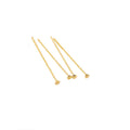 Golden Stainless Steel Earrings Stud Flat Head Ear Needle for Jewelry Earrings Making Findings