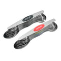 8PCS Set Metal Dual Sided Magnetic Stackable Measuring Spoons with Leveler for Kitchen Baking Dry and Liquid
