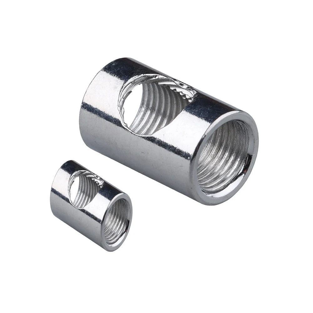 Factory OEM High-strength Barrel Nut M10 - Custom Plated Inner Teeth Connector for DIY Lighting