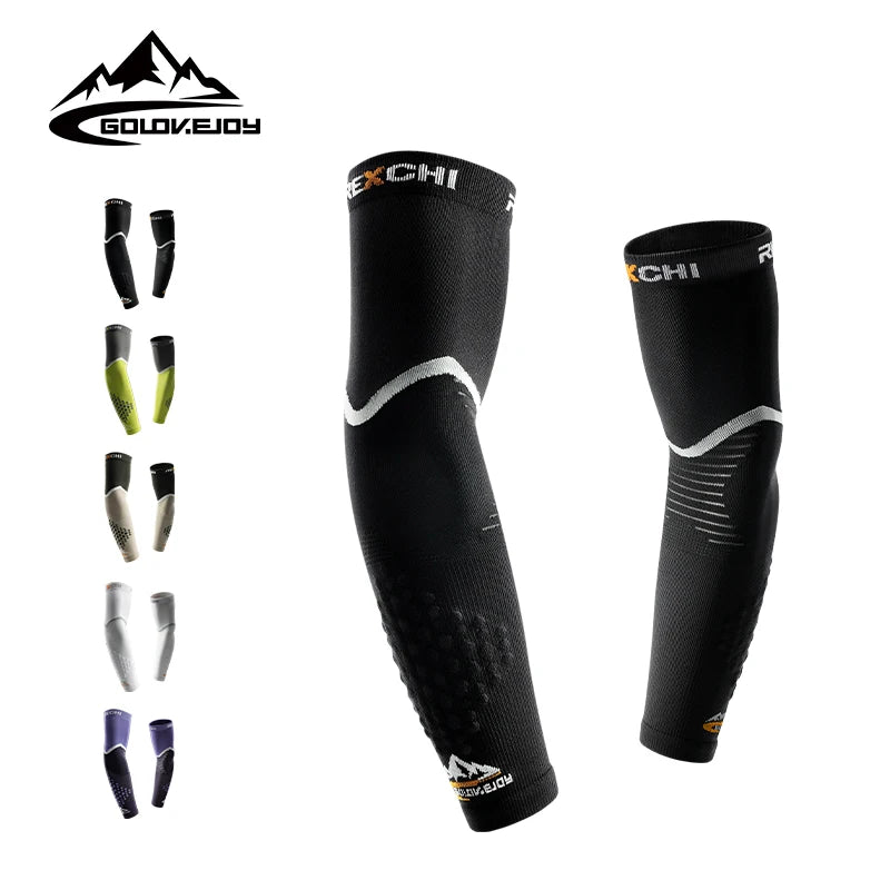 GOLOVEJOY HB36 Wholesale Spandex Sports Running Arm Fitness Compression Elbow Sleeves Brace