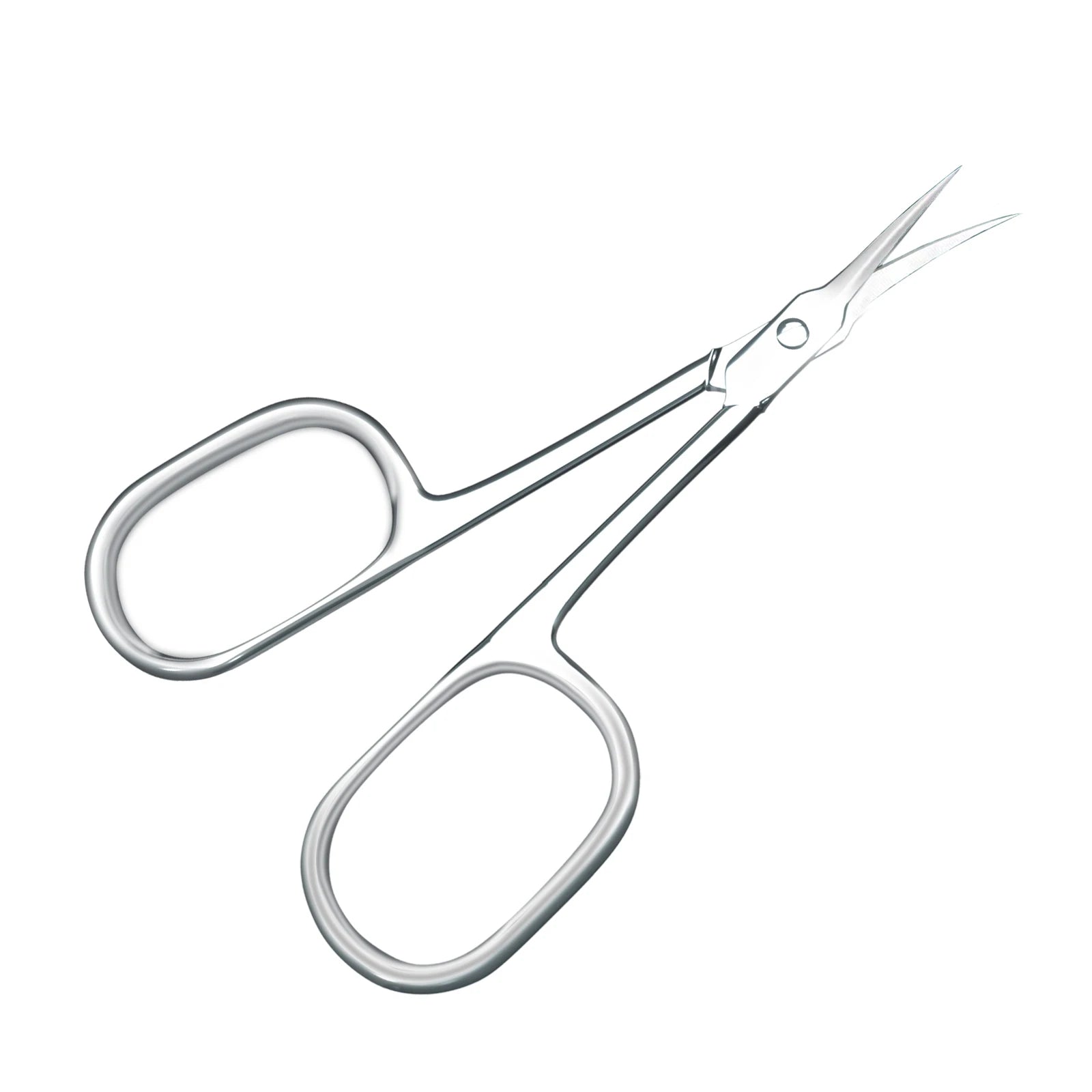 Nallpop Nails Supplies Salon Tools Curved Stainless Steel Cuticle Trimmer Scissors Dead Skin Removal Pedicure Nail Cut Trimming