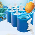 Popsicle Mold Set 4 Pieces Homemade Silicone Popsicle Maker Kid Easy Release Ice Cream Molds Reusable DIY Pop Molds/