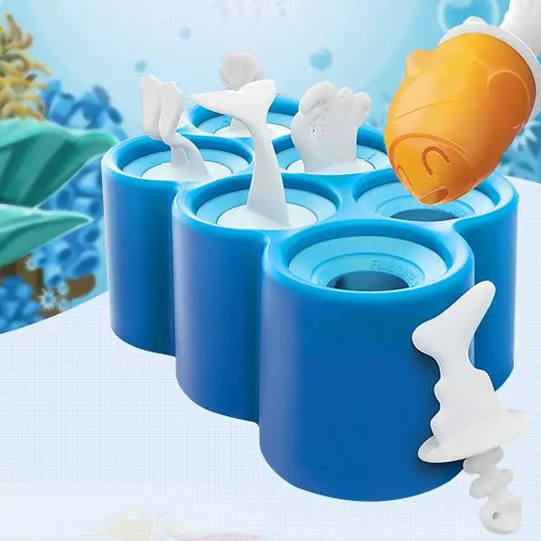Popsicle Mold Set 4 Pieces Homemade Silicone Popsicle Maker Kid Easy Release Ice Cream Molds Reusable DIY Pop Molds/