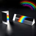 2023 Hot Selling Factory Customized K9 Material Glass Right Angle Triangular Prism Optical Glass Prism