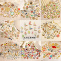 SUMMLY Handmade DIY Bikini Pendant Sea Animal Style Accessories 18K Gold Plated Stainless Steel Charms Fashion Jewelry