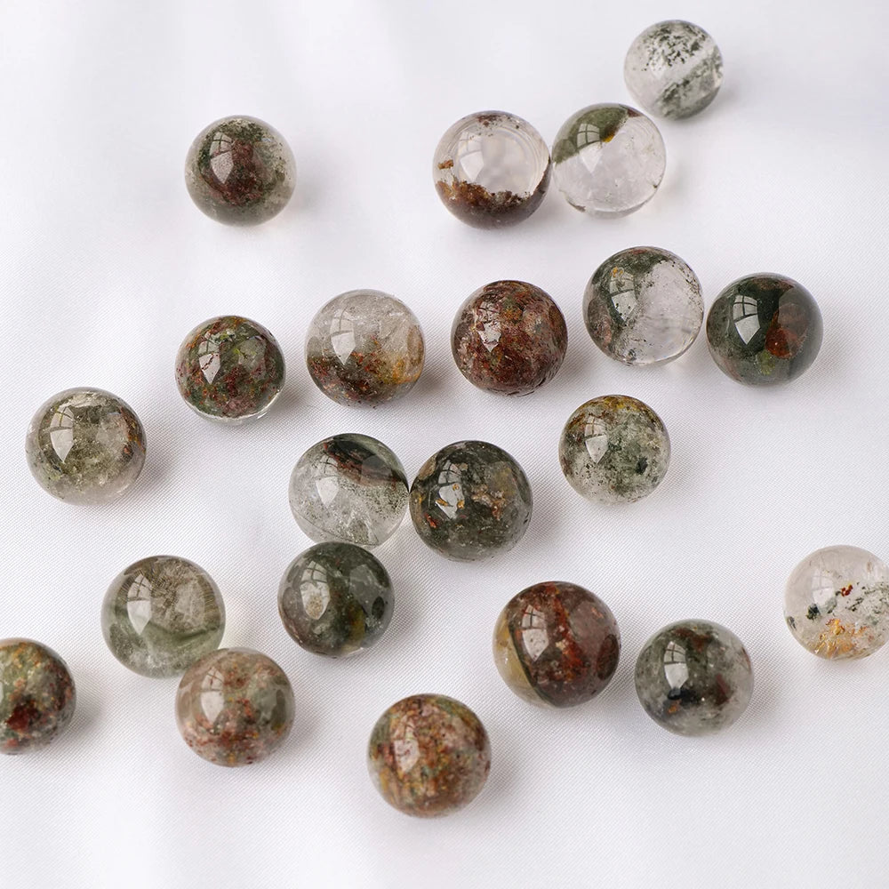 Wholesale Natural Stone Mini Size Garden Quartz Sphere Crystal Ball Ornament Decoration