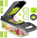 Multifunctional Vegetable and Fruit Cutter 14 in 1 Vegetable Slicer Shredder Potato Onion Chopper Kitchen Accessories  Tool