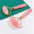 HZ New Original Jade and Set With Rose Quartz Roller Balls for Essential Oils