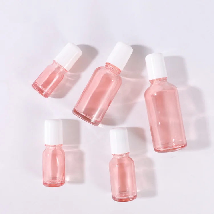 Wholesale Rose Gold Storage Container 10ml 20ml 30ml 50ml Empty Essential Oil Glass Roller Roll on Bottle for Cosmetic Packaging