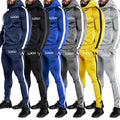 Custom Logo Men's Clothing Casual Outfits Velvet Sweatpants and Hoodies Jogging Suits 2 Pieces Tracksuit Men Sets Sweatsuits