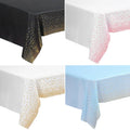 Waterproof and Oilproof Polka Dot Party Tablecloth Household Dustproof PEVA Party Tablecloth