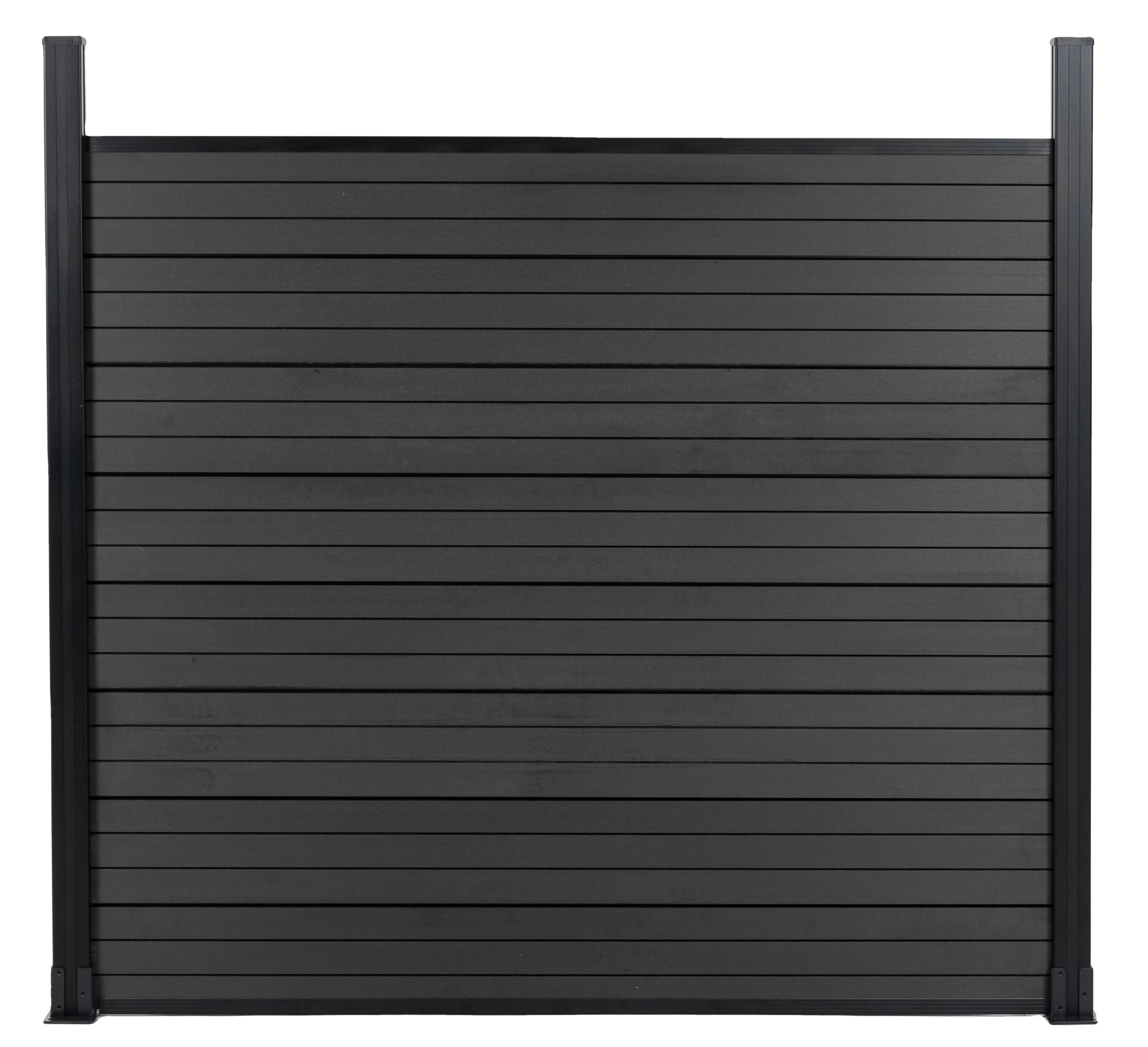 Wood Plastic Composite WPC Modern Fence Garden Private Fence Panels