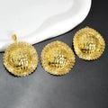 Dubai Bride Nigerian Luxury 18k Gold Plated Wedding Jewelry Set for Women