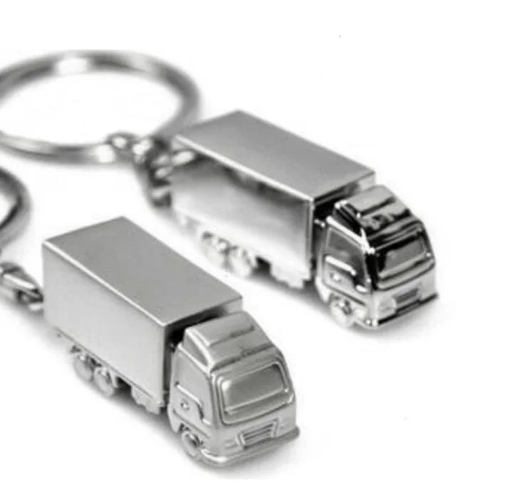 Manufacturer Direct Metal Solid Smooth Zinc Alloy Mini Minivan Key Ring Keychain Gift Pendant TP-220016