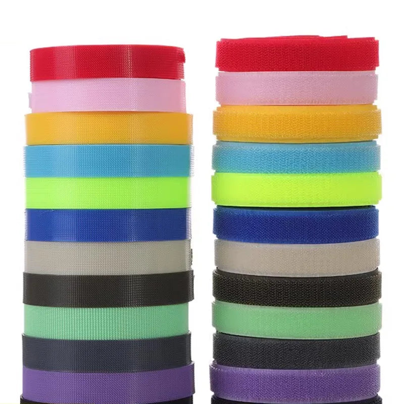 Hook Rolls Fastener Sew on Tape Unapped Loop Hook and Loop for Crafts DIY and Sewing Projects