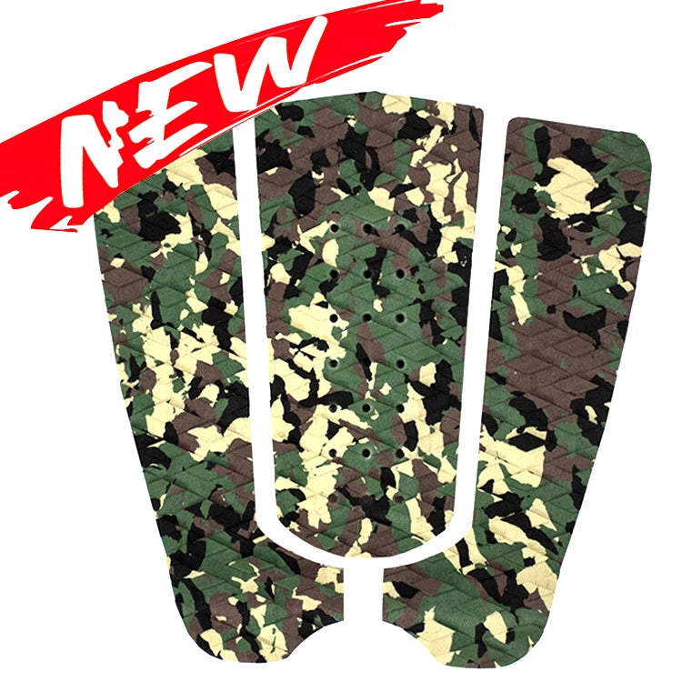 Chinese Professional Factory Recycled 3m Adhesive Eco Friendly Anti-slip Camouflage Green 55 Degree EVA Foam Surf Traction Pad