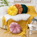Wholesale Round Seat Pillow Velvet Pumpkin Round Pillow Cushion Suitable for Sofa Cushion Office Bay Window Decor