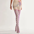 High Quality Custom Ladies Velvet Printed Tights Leggings Stocking Fashion Printing Pantyhose Women